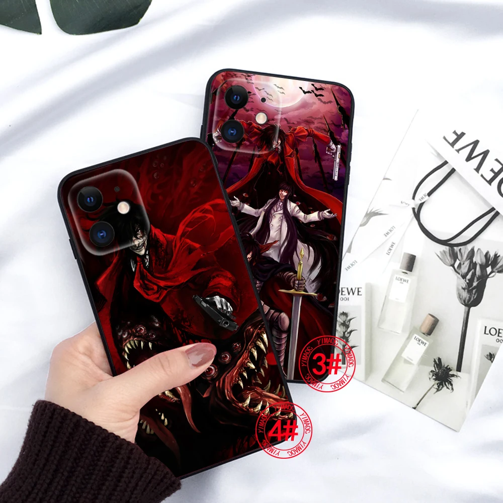 حافظة سيليكون لينة لـ Redmi ، أنيمي دموي ، Hellsing ، 7 ، 7A ، 8 ، 9A ، 9 ، 9A ، 9C ، 10 ، 9T ، 10X ، S2 ، 10A ، 10C ، K20 ، k30 ، K40 Pro