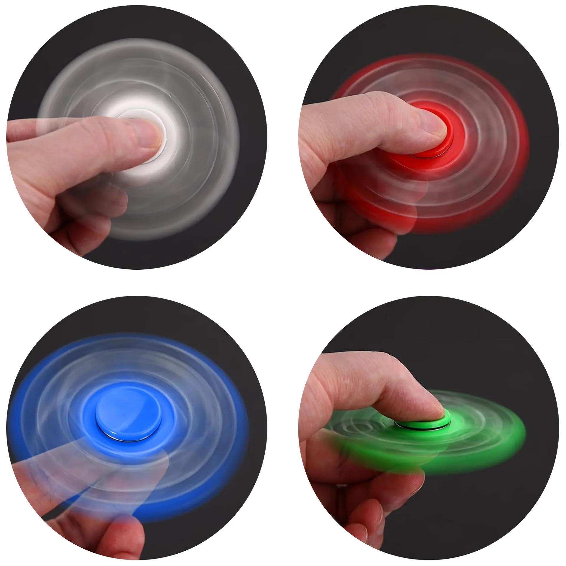 Fidget Spinner, Spinner Trójsłupkowy, Zabawki Palcowe, Spinner Palcowy Antystresowy i Edukacyjny, Kreatywne Zabawki, Spinner Obrotowy