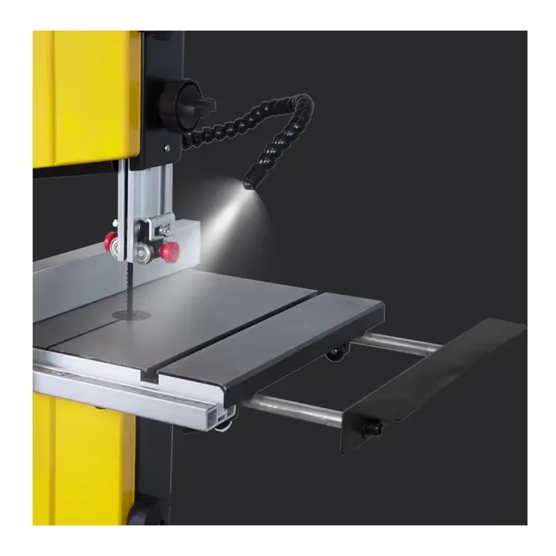

horizontal wood band saw with balde 370W motor provides ample power for cutting bowl and pen blanks