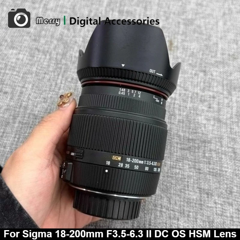 

95% New Genuine For Sigma 18-200mm f/3.5-6.3 II DC OS HSM Lens Zoom Standard Lens