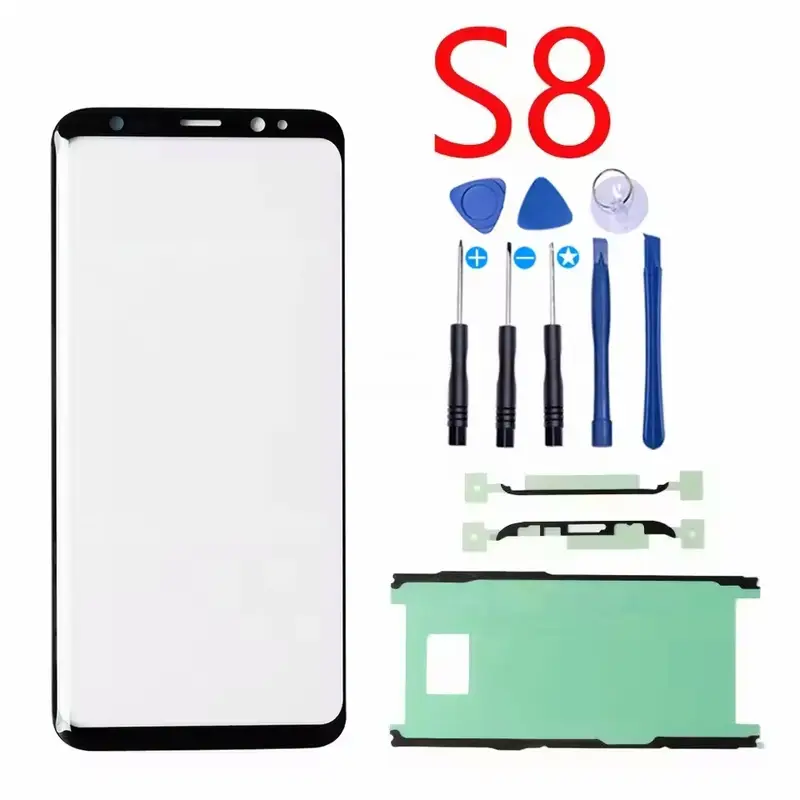 1Set New LCD Display Front Glass Outer External Touch Screen Lens Panel For Samsung Galaxy S8 S9 S10 Note 8 9 10 20 Plus Ultra - Image 3