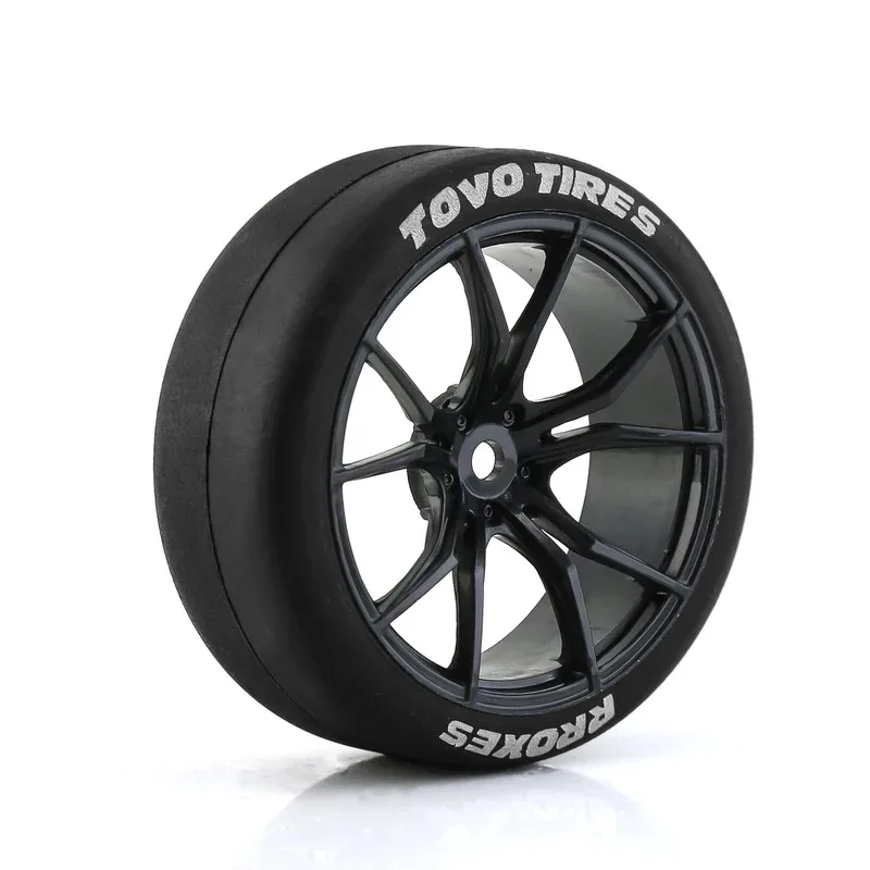 4pcs Unlimited Drift Car Remote Control Pull Rally Tire and Wheel Hub for 1/10 RC Car HSP Wltoys 144001 124018 124019 124017 view 6
