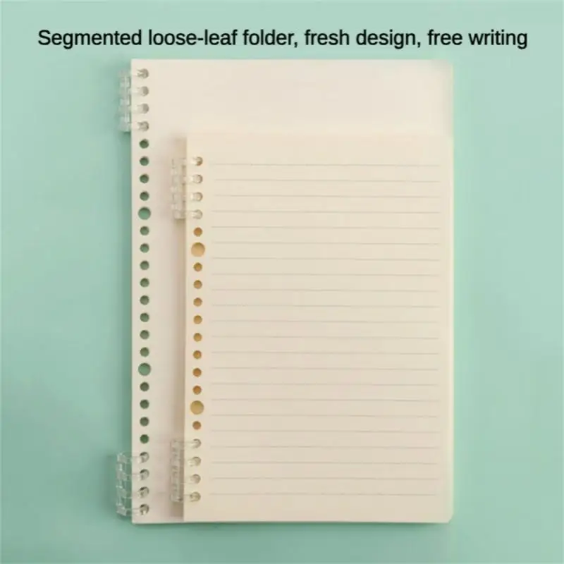 Folder plastik praktis dan ramah pengguna tahan lama dan tahan lama multifungsi rapi dan terorganisir penyimpanan longgar daun Binder