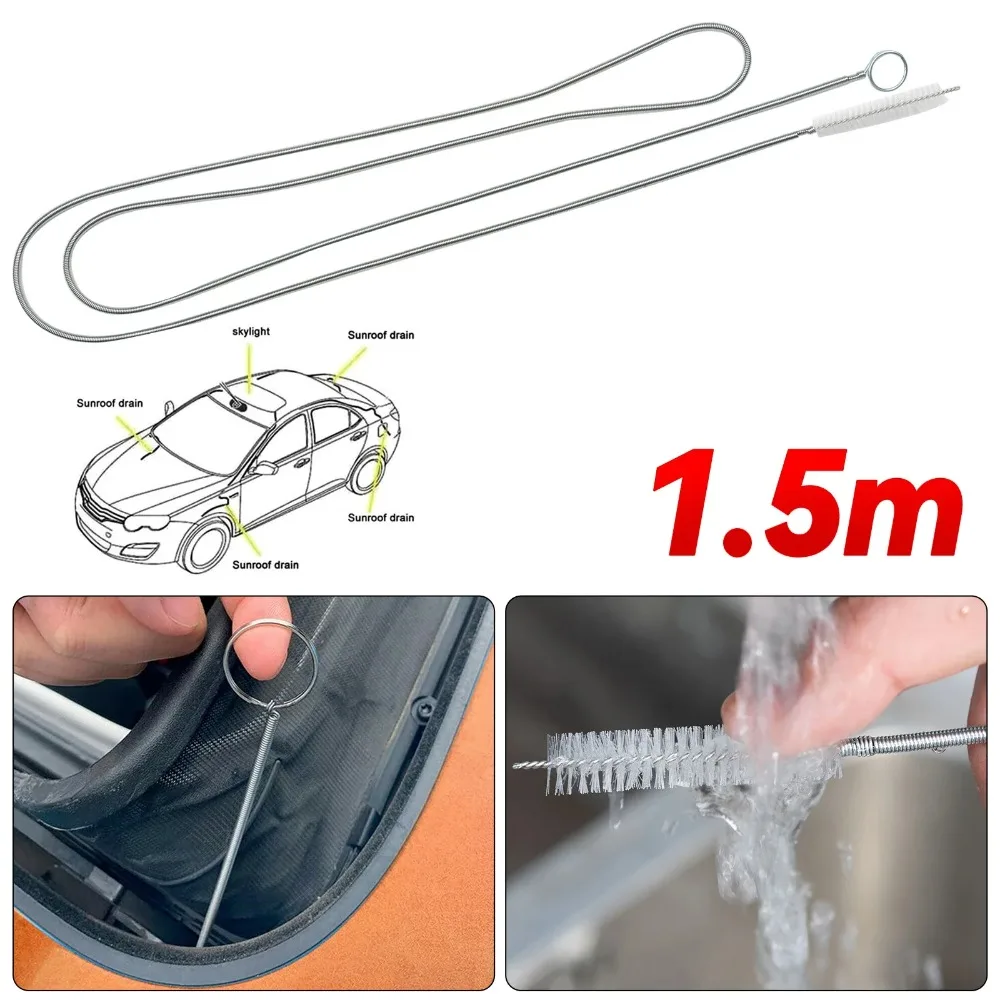 150cm Car Drain Dredge Cleaning Scrub Brush for Mercedes Benz W211 W221 W220 W163 W164 W203 C E SLK GLK CLS GL Tool Accessories - view 2