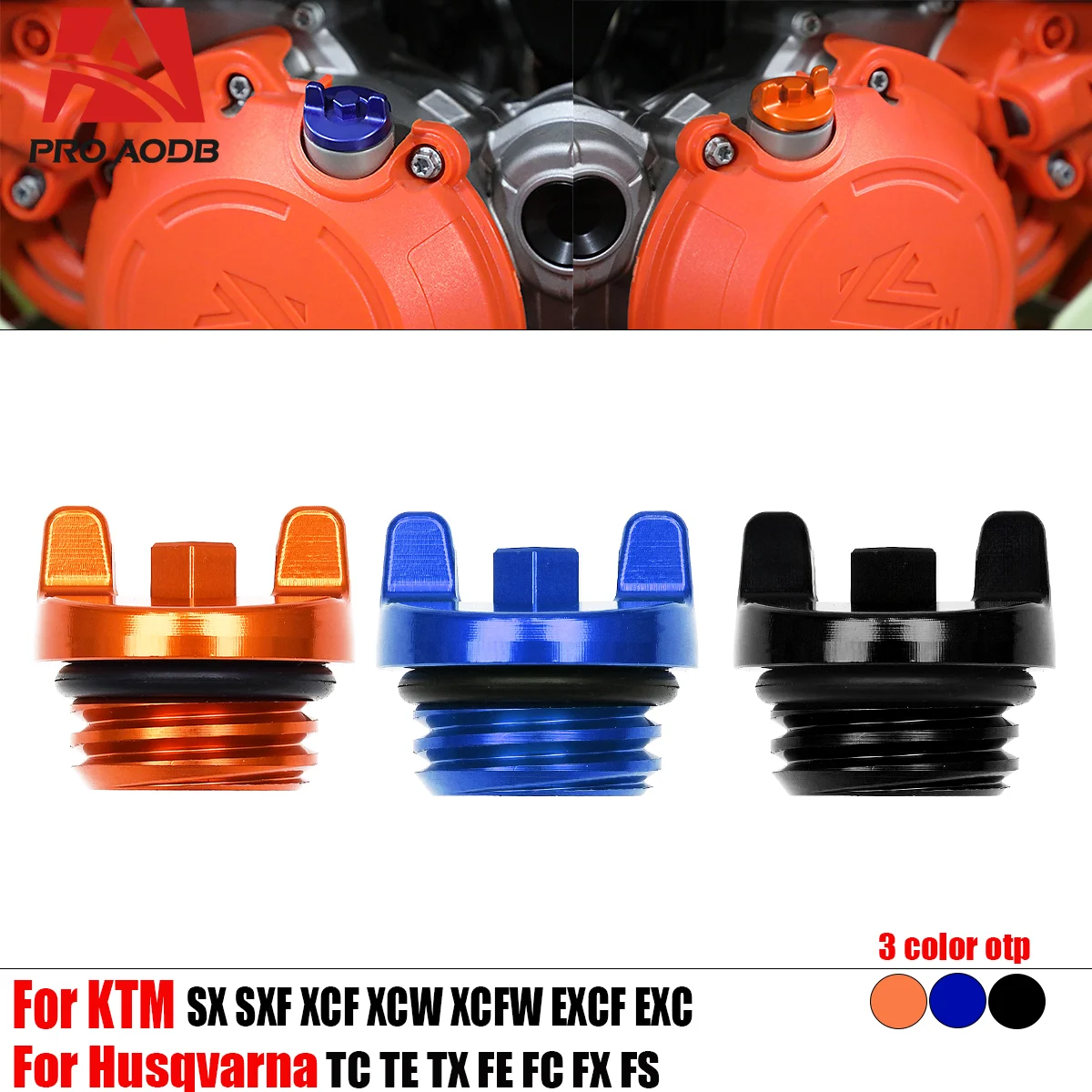 

High quality CNC Engine Oil Filler Plug Cap Cover For KTM EXC EXCF XCF XC XCW XCFW SX SXF For Husqvarna TC TE TX FE FC FX