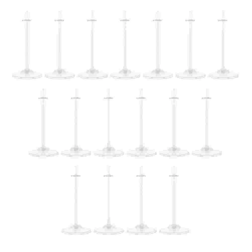 

17 Pcs Holder Stand Stroller for Dolls Support Brackets Display Supports Baby Mini Toys