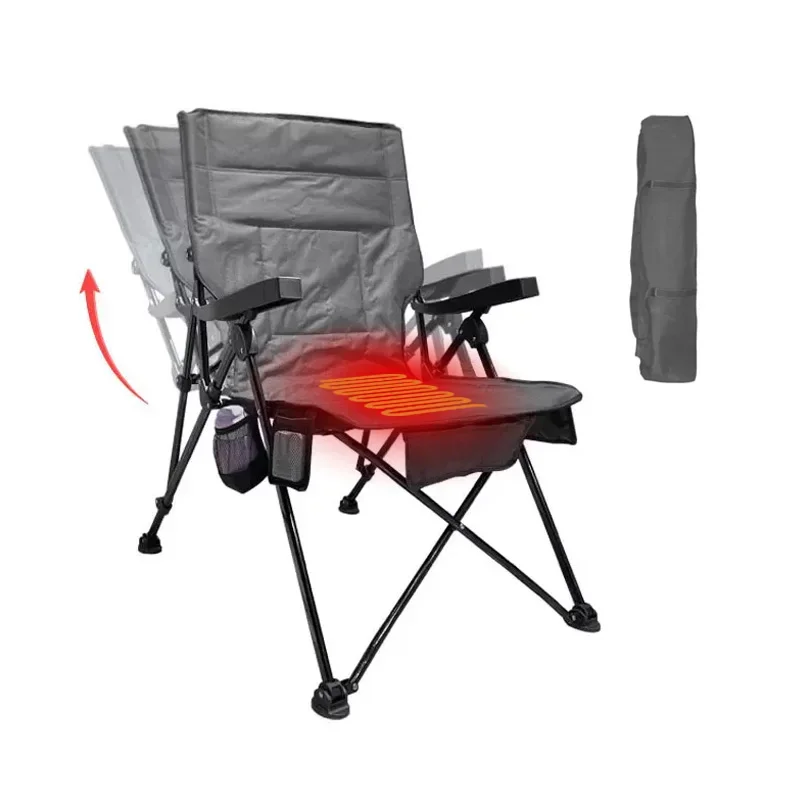 Fancy Outdoor Chairs Heated Use Heat Wire Blanket Heat Fold Folding Camping Cot Chair