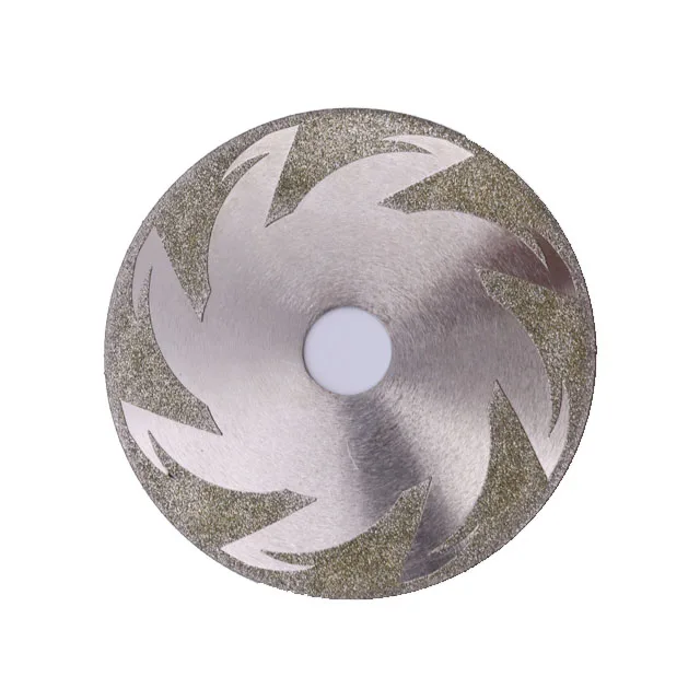 230mm electroplated diamond saw blade with flange for cutting marble, porcelain, granite etc