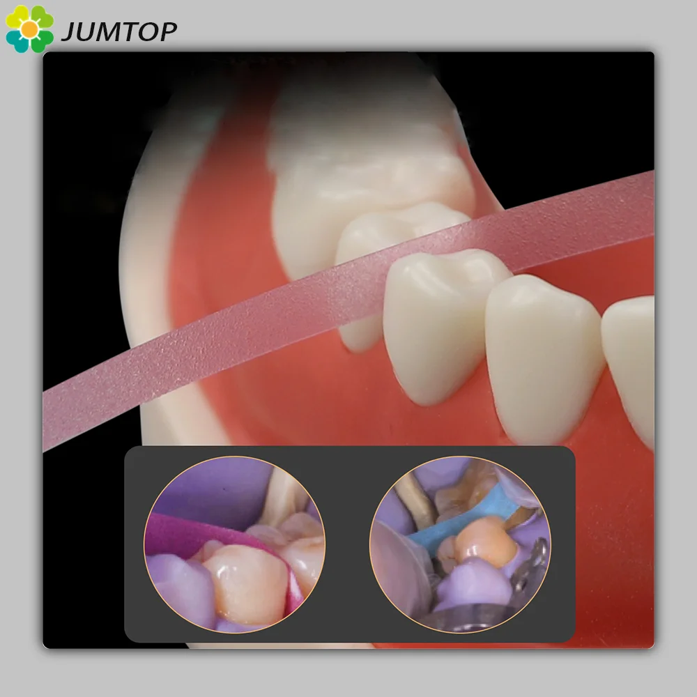 1 rolka polerowanie zębów 4mm * 6m szlifowanie zębów szlifowanie kształtowanie dentysta materiał odporne na rozdarcie folia poliestrowa Matrix Strips