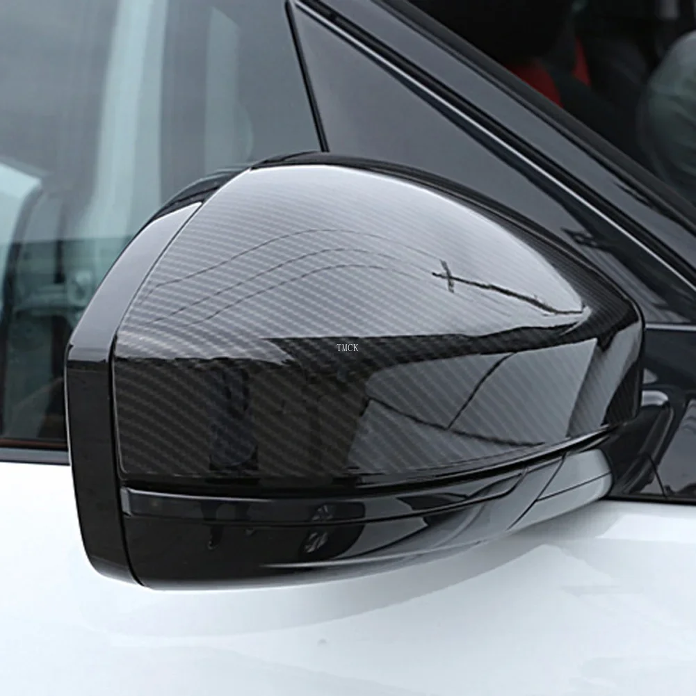 For Land Rover Discovery Sport Range Rover Velar Evoque For Jaguar F-Pace X761 E-PACE Car Rearview Mirror Cover Caps Shell Trim