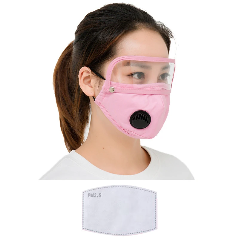 Outdoor Riding Warm Sports Mask With Protective Lens, Washable Reusable Dust-Proof Labor Protection Face Mask