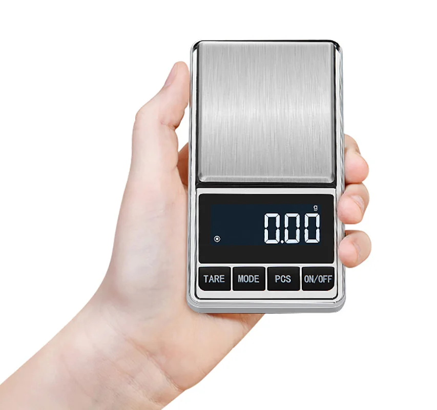 Electronic Jewelry Scale Balance Gram 0.01 / 0.1g Accuracy For Gold Precision Mini Pocket Scale Smart Kitchen Weight Scales