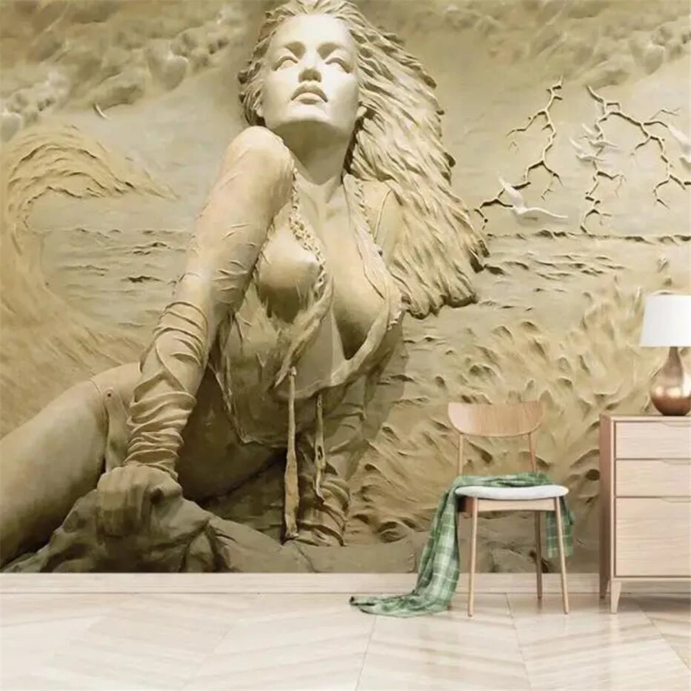 

Пользовательские европейские обнаженные женщины 3d обои papel de parede настенная роспись papel de parede фото обои украшения дома наклейки