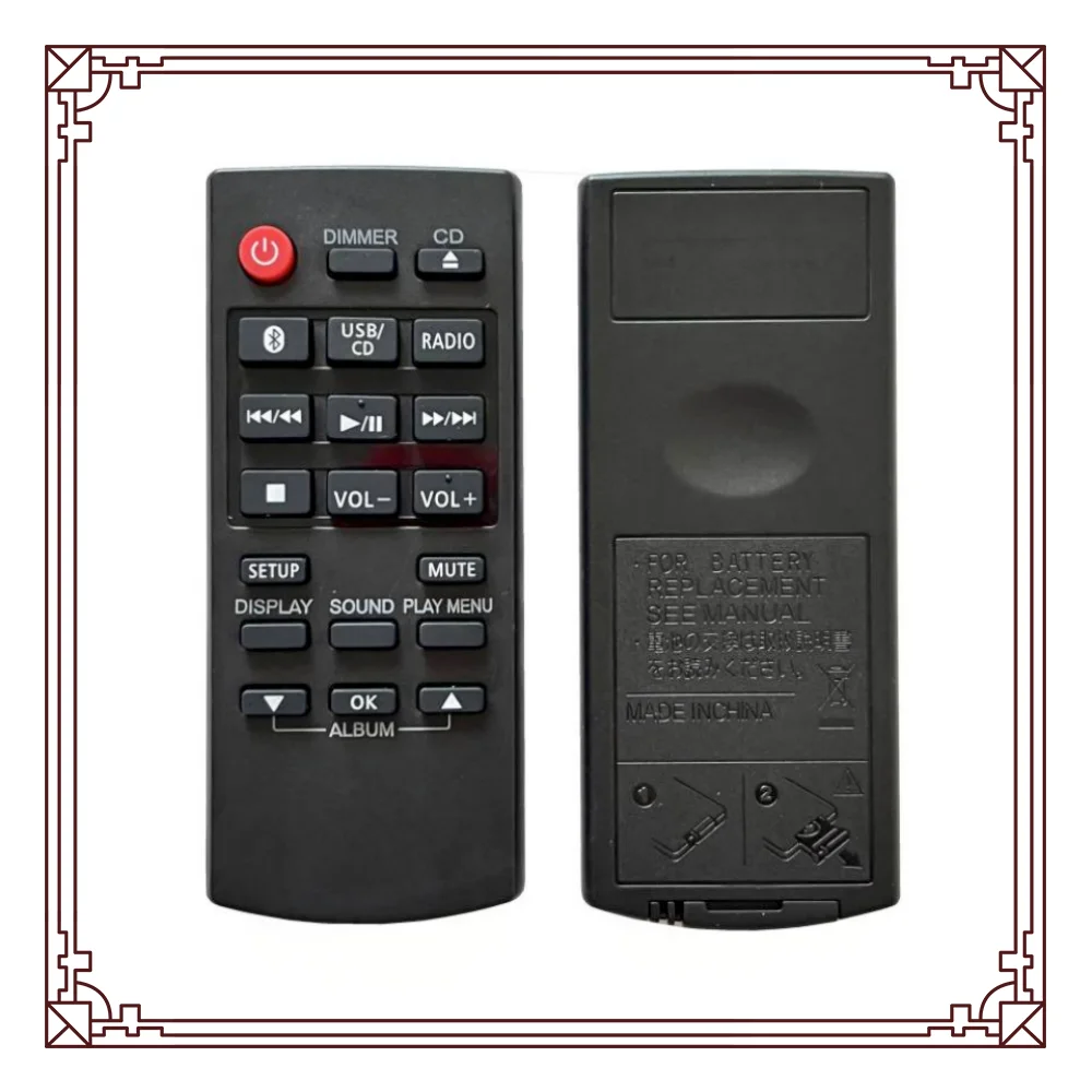 New remote control for Panasonic Stereo CD Audio System SC-HC39 SC-PM600 SC-HC39DB SC-HC49 SC-HC49DB SC-HC49EG SC-HC297 SC-PM602