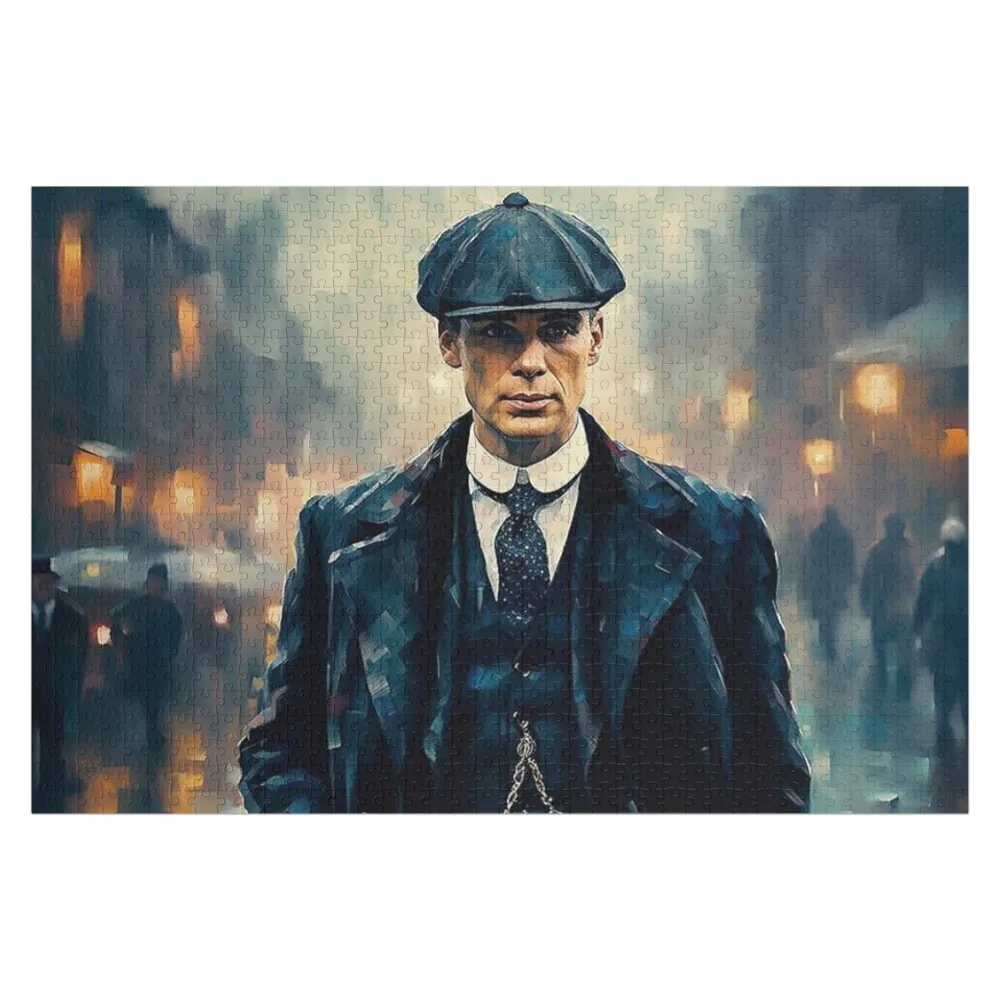 

Tommy Shelby painting Jigsaw Puzzle Personalized Name Custom Photo Personalized Toys Toys For Children Puzzle
