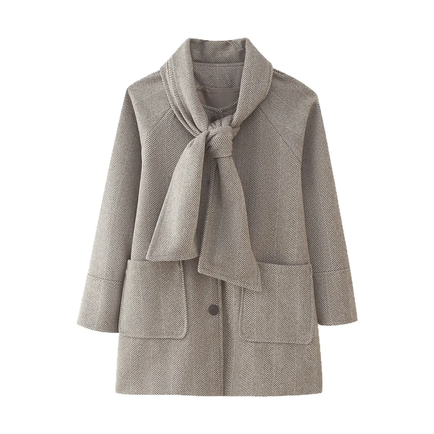 

Женское пальто с длинным рукавом, весенняя европейско-американская мода, простой дизайн H99382 by