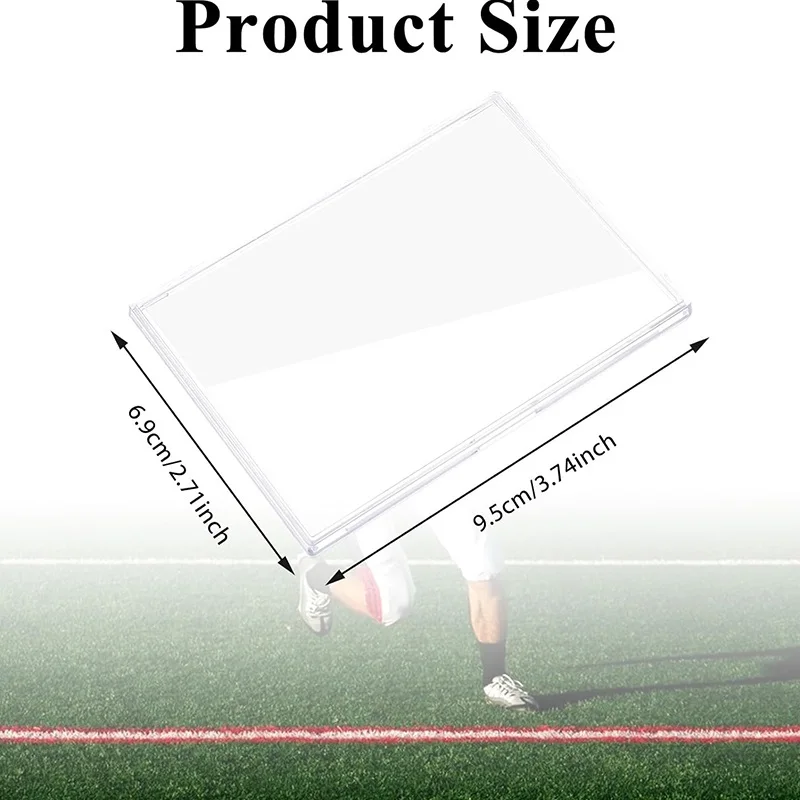 5/10Pcs Acrylic Trading Card Holder Transparent Collection Sleeves Frames for Basketball Sports Cards TCG Card Display