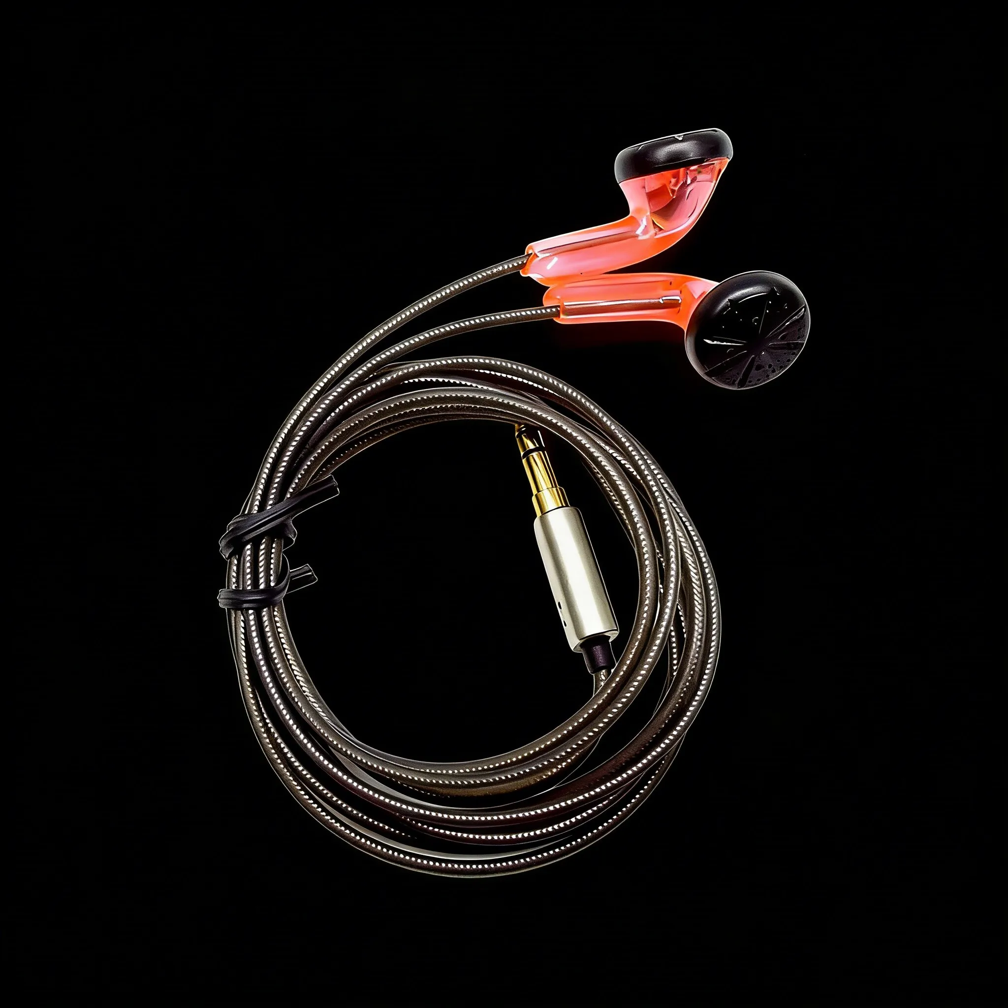 FENGRU DIY Tingo TC200 Earbud Earphone HiFi Noise Cancelling EarBuds Flat Head earphone Pk Mx985 Hifi Bass Sound Earphone