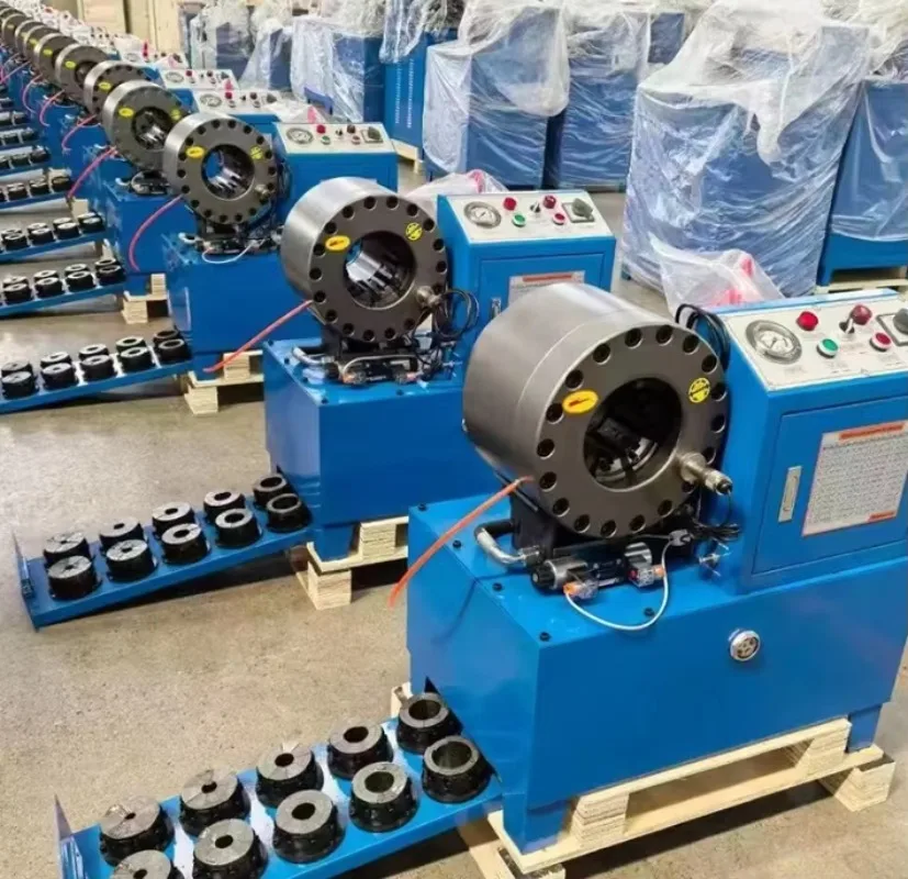 

【Popular】6-51mm Fully Automatic 3/8 Inch 2 Inch 220v 380v 1phase 3phase 10dies Hydraulic Hose Crimping Machine Manufact