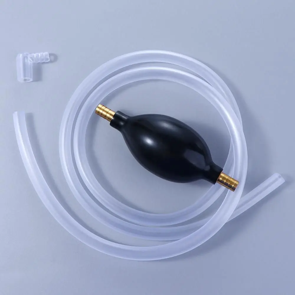 Siphon Plastic Pipe  Pump Fish Tank Suction Pipe Universal Manual Pump Fuel Transfer Tools Absorbent ball Pumping Tools