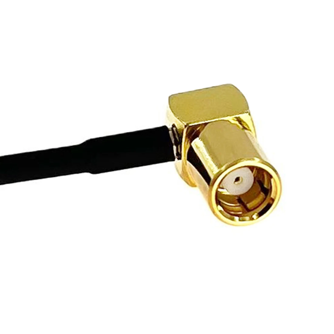 New FME Male Plug  Switch SMB Female Right Angle Jumper Cable RG174 Cable 20cm 8