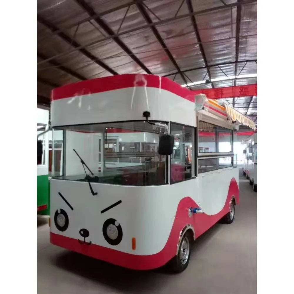 مقطورة الوجبات السريعة Airstream شاحنة طعام قياسية مناسبة تمامًا لأطعمة الشوارع وأعمال تقديم الطعام المتنقلة