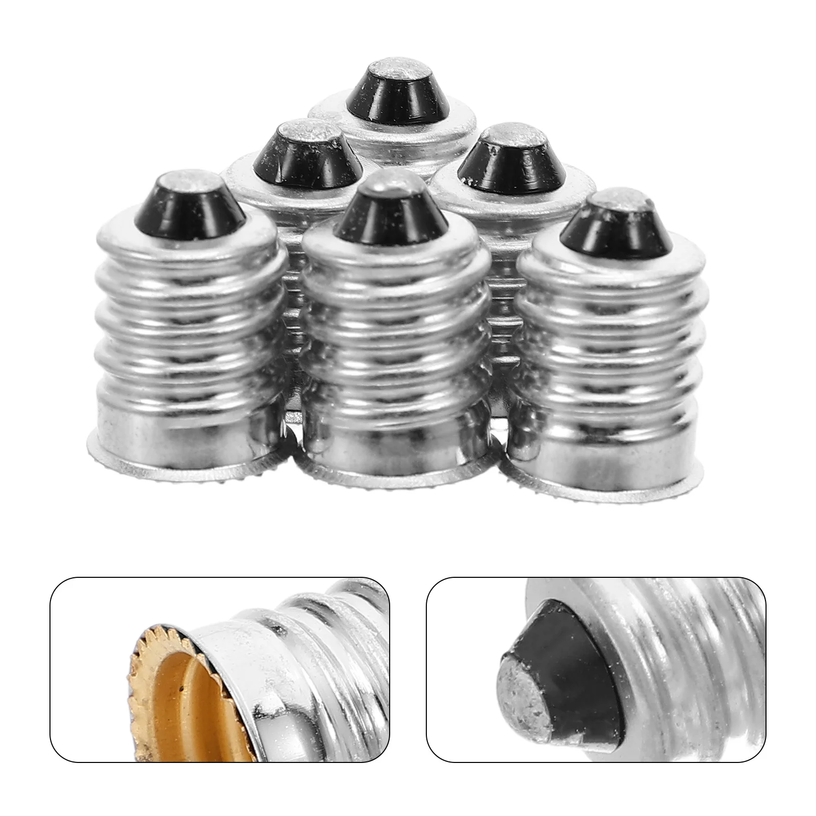 

10Pcs E14 to E12 Lamp Socket Adapter Converter Screw Lamp Holder for LED Bulbs Candelabra Base Light Bulb Adapter Socket