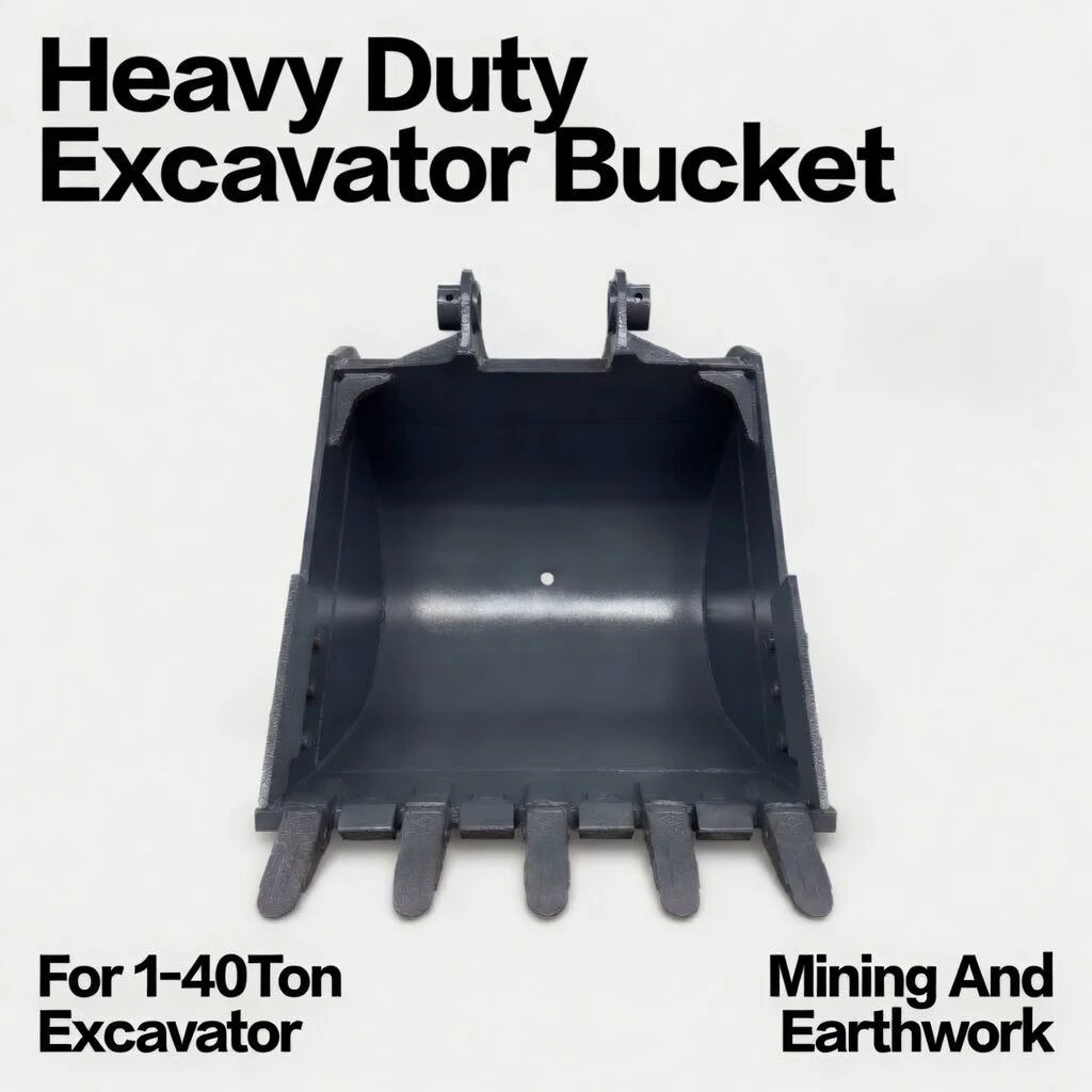 

Heavy Duty Excavator Bucket High Wear-Resistant Material CE Certified For 1-40Ton Excavator In Mining And Earthwork