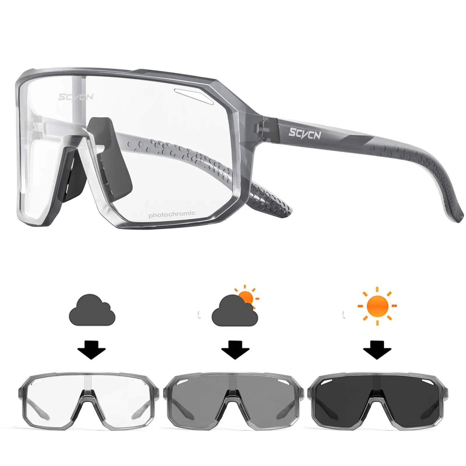 Photochrome Radfahren Sonnenbrille MTB Gläser Rennrad Radfahren UV400 Brille Männer Frauen Outdoor Fahrrad Sport Brillen Neue