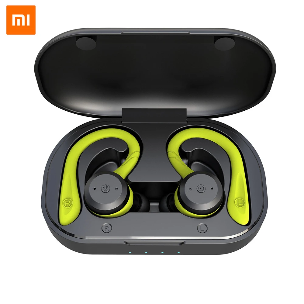 Xiaomi Mijia Ear Hook Wireless Bluetooth Earphones HD Call Waterproof HiFi Sound Air Stereo Running Headset Fone Hedphone Mic