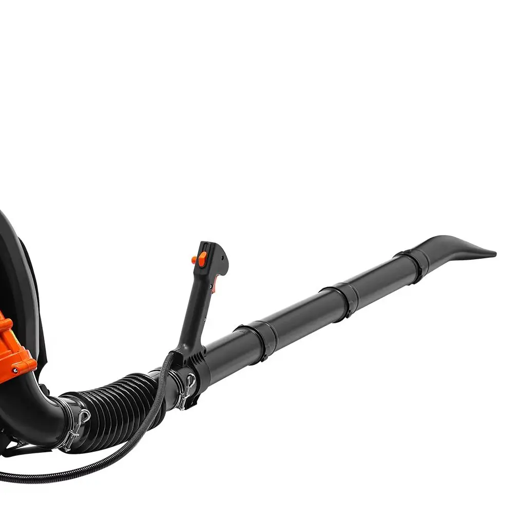 Two Stroke Backpack Backpack Leaf Blower, EB808 High Powered Garden Petrol Blower 1.25KW 7000r/Min for Ecological Cleaning, Road Dusting, Snow Blowing