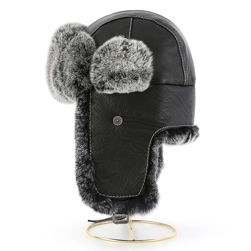 thiened-real-mink-fur-lei-feng-cap-for-men-and-women-winter-outdoor-warm-ear-protection-dad-andpa-genuine-eepskin-hat