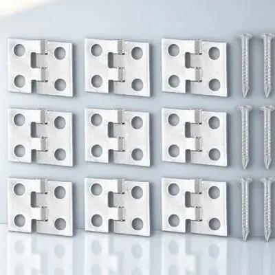 

100Pcs Mini Hinges Copper Durable Wooden Box Hinges for Jewelry Cases Cabinets Household Furniture Accessories