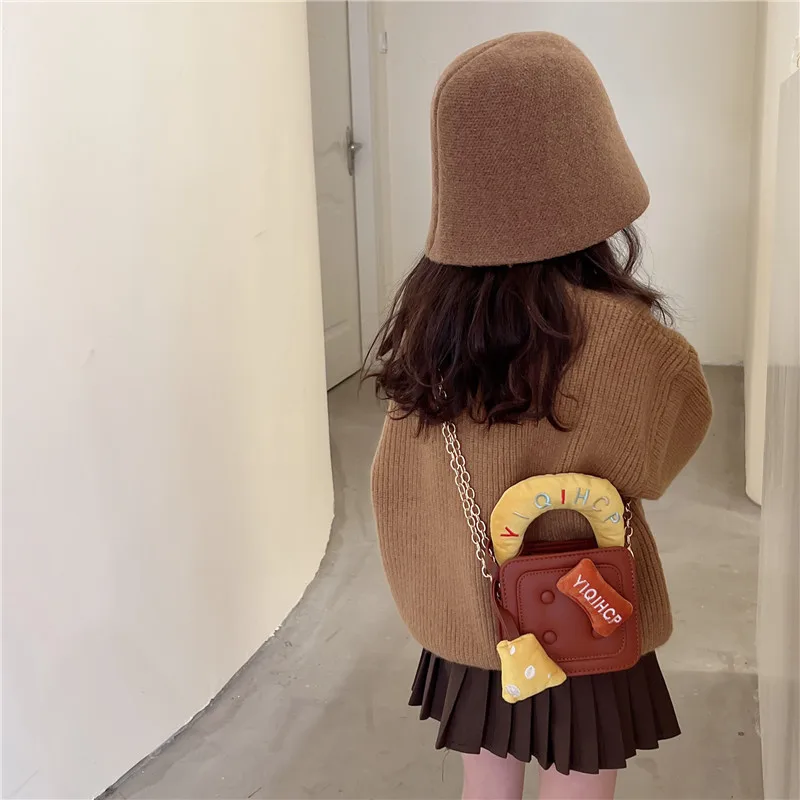 Kids Bags Lovely Fashion Princess Outside Purses and Handbags Korean Version All-match Sweet Playful Casual Side Bags for Girls