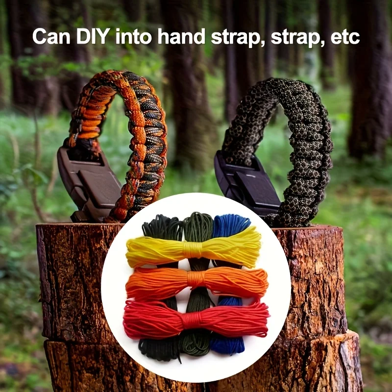 7-core multi-purpose utility rope (31 meters), available in multiple colors, suitable for camping scenarios and DIY projects