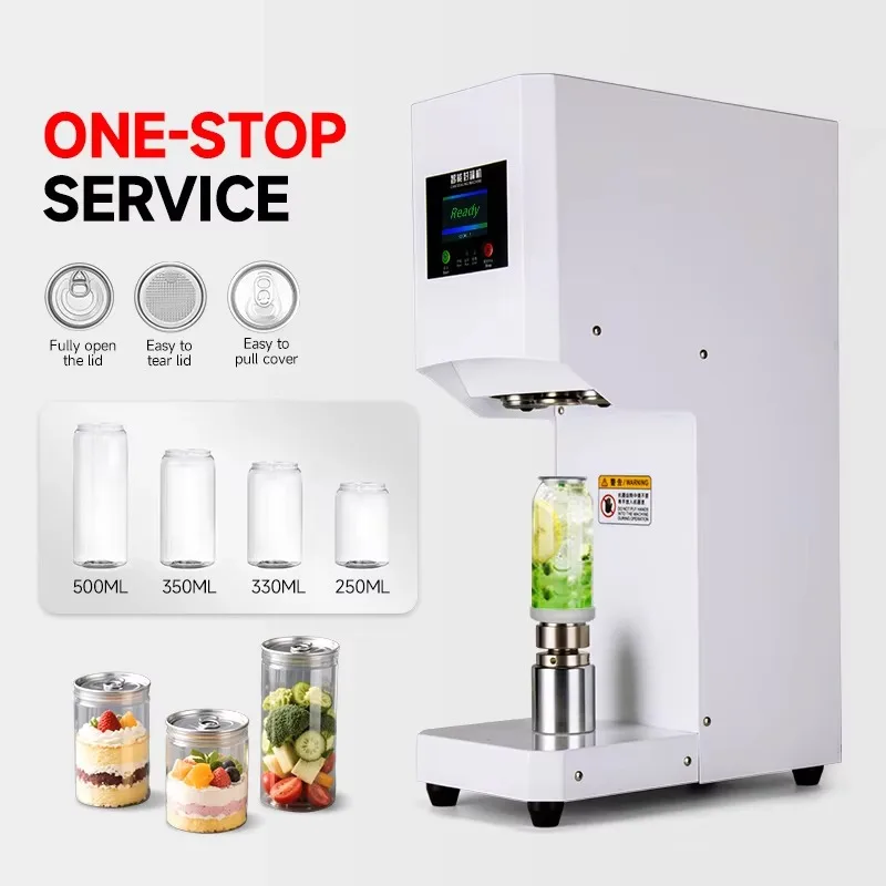 

Automatic Can Sealing Machine Commercial Milk Tea Beer Sealing Machine Sealing Beverage Aluminum Can Packing Machine