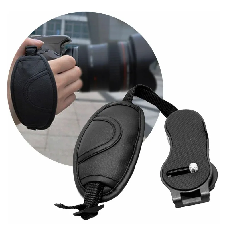 Universal DSLR Camera Leather Hand Strap Grip For Canon 5D Mark II 650D 550D 70D For NIKON D7000 D5200 D5100