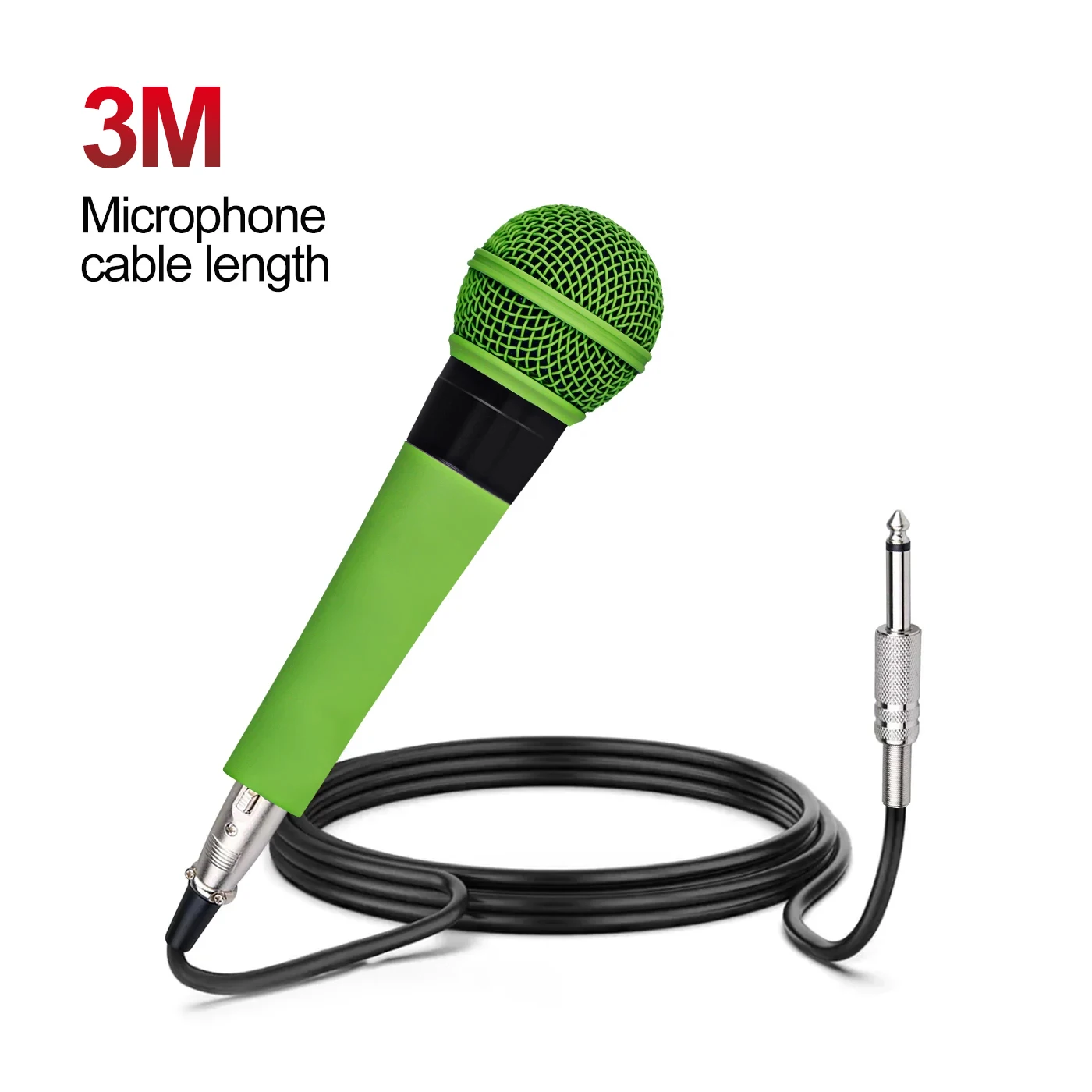 

Dynamic Metal Handheld Wired Microphone with Piano Baking Varnish for Singing Karaoke