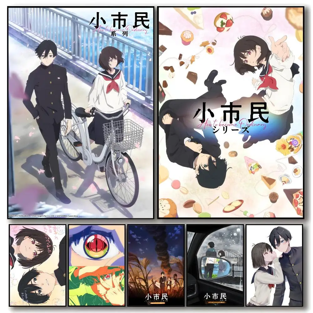 Mystery Anime S-shoshimin Series Poster Trendy Aesthetic Wall Art Poster for Dorm Room Bedroom Decor