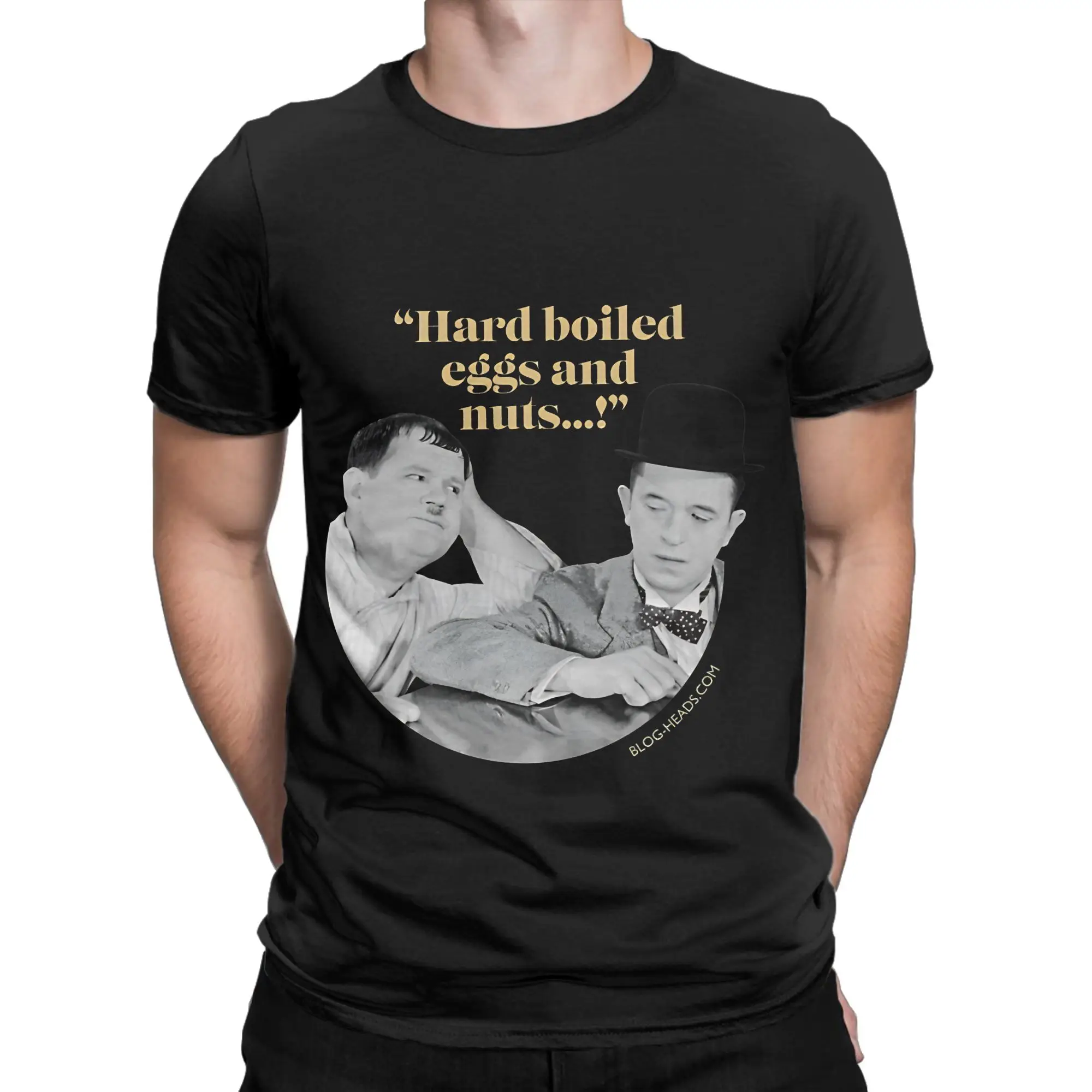Hard boiled eggs nuts  Classic Shirt Essential Shirt Novelty 100% Cotton T-Shirt All Creatures Great and Small Tops Tees For Men