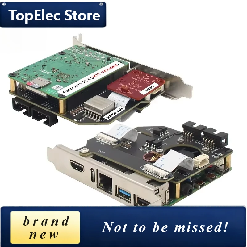 TopElec PiKVM-A8 Raspberry Pi 4 based KVM Operation and maintenance of Over IP Server HDMI-compatible to CSI