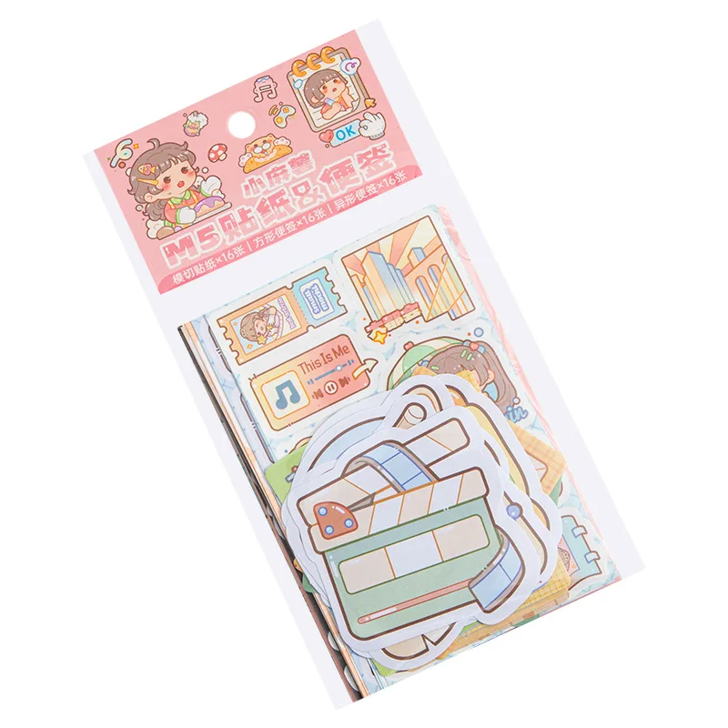 

24 комплекта кавайных канцелярских наклеек M5, мусорный журнал, планировщик, декоративные наклейки для скрапбукинга