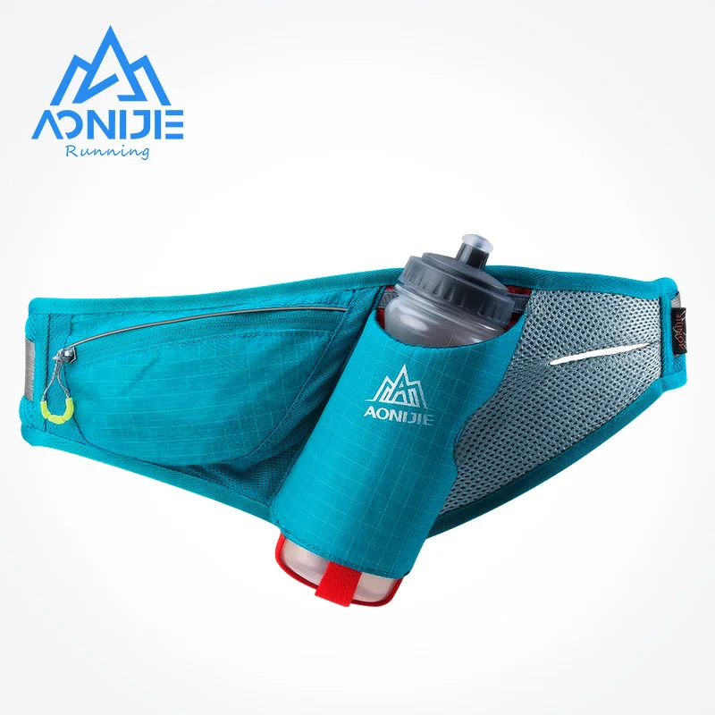 AONIJIE Marathon Jogging Cycling Running Hydration Belt Waist Bag Pouch Fanny Pack Phone Holder For 600ml Water Bottle E849