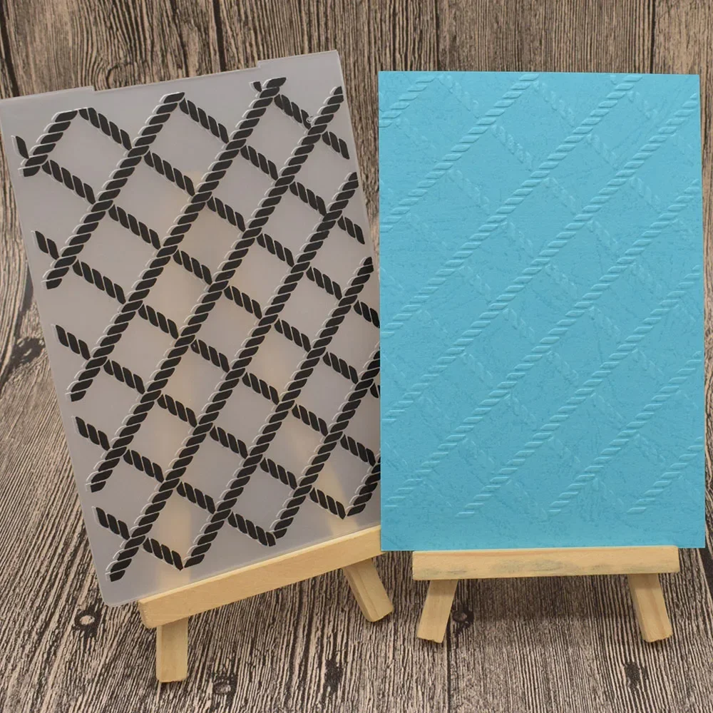 Lattice Plastic Embossing Folder Template For Scrapbooking Photo Album Paper Card Background Decoration