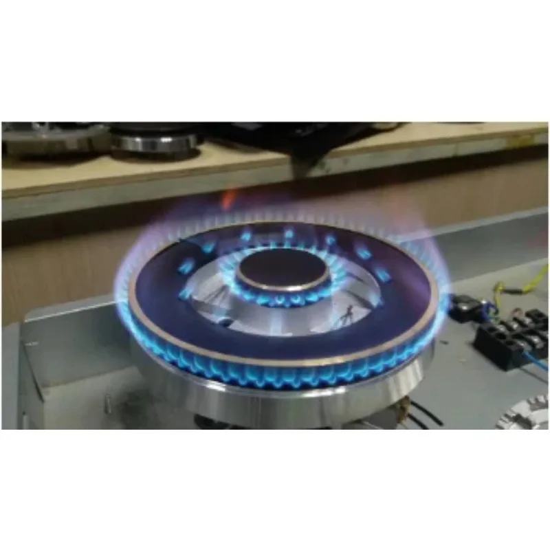 ステンレススチールビルトインガスコンロ 4 バーナーガスおよび電気セラミッククックトップ