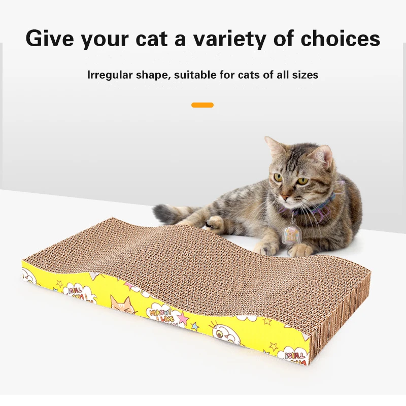 New Bowl Cat Scraper Sharpening Claw Cardboard Corrugated Board Scratch-resistant Cat Scratch Board Cat Toy Sofa Cushion Beds