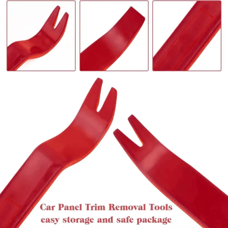 9/5/4Pcs Multifunctional Car Trim Removal Tools Auto Door Panel Clip Remover Pry Bar Set for Seal Removal