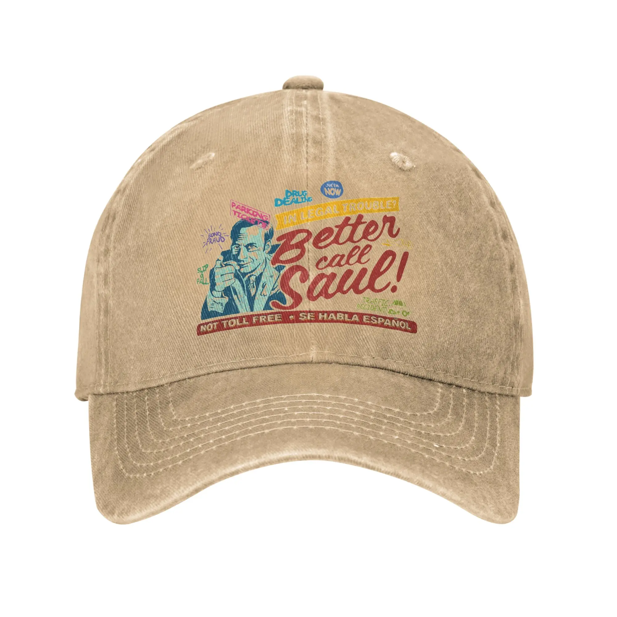 Attorney a Law Better Call Saul Men Women Baseball Caps  Distressed Denim Washed Hats Cap Vintage Outdoor Gift Snapback Hat