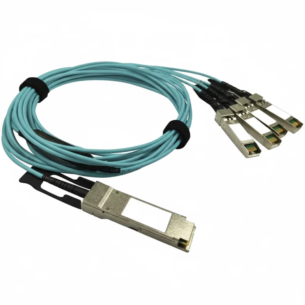 

Mellanox Technologies MFA7A50-C005 164 Feet Direct Attach Fiber Optic Cable - QSFP28 to 4 x SFP28
