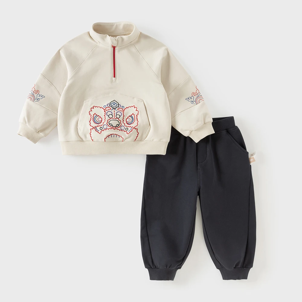 Dave Bella Children Autumn Spring Polo T-shirt Trousers Suits Boys Pullover+Pant 2Pcs Sets Costume Tracksuits Clothes DB3262437